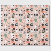 Halloween Wrapping Paper Geschenkpapier (Flach)