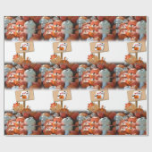Halloween Wrapping Paper Geschenkpapier (Flach)