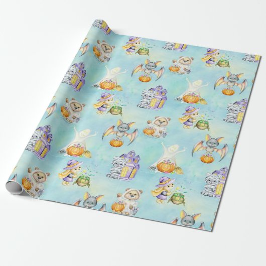 Halloween Wrapping Paper Geschenkpapier (Ungerollt)
