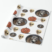Halloween Wrapping Paper Geschenkpapier (Ungerollt)