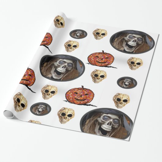 Halloween Wrapping Paper Geschenkpapier (Ungerollt)