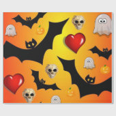 Halloween Wrapping Paper Geschenkpapier (Flach)