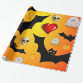 Halloween Wrapping Paper Geschenkpapier (Ungerollt)
