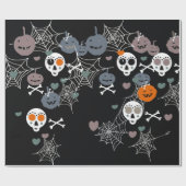 Halloween wrapping paper geschenkpapier (Flach)