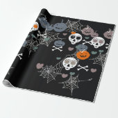 Halloween wrapping paper geschenkpapier (Ungerollt)