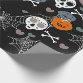 Halloween wrapping paper geschenkpapier (Ecke)
