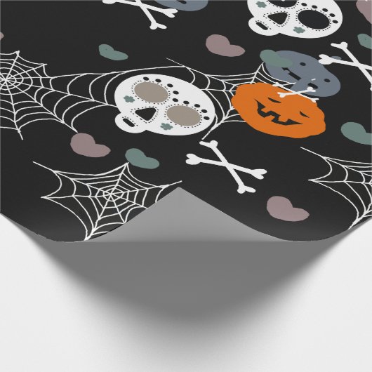 Halloween wrapping paper geschenkpapier (Ecke)