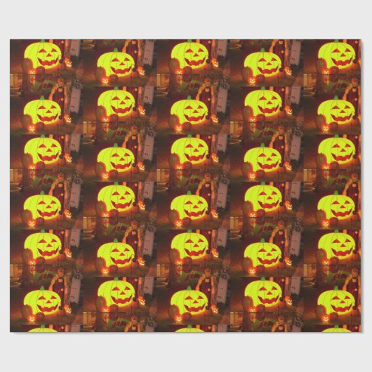 Halloween Wrapping Paper Geschenkpapier (Flach)