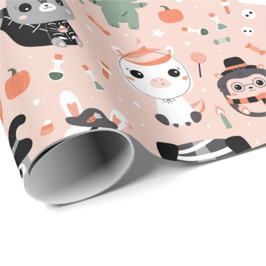 Halloween Wrapping Paper Geschenkpapier (Rolleneckpunkt)