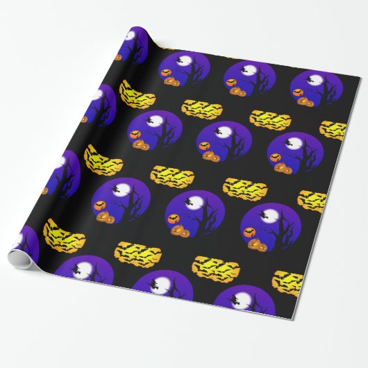 Halloween Wrapping Paper Geschenkpapier (Ungerollt)