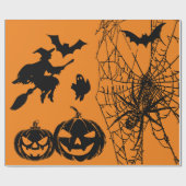 Halloween Wrapping Paper Geschenkpapier (Flach)