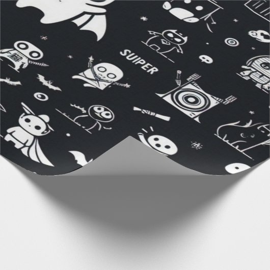 Halloween Wrapping Paper Geschenkpapier (Ecke)