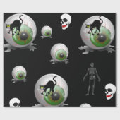 Halloween Wrapping Paper Geschenkpapier (Flach)