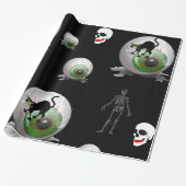 Halloween Wrapping Paper Geschenkpapier (Ungerollt)