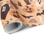 Halloween Wrapping Paper Geschenkpapier (Rolleneckpunkt)