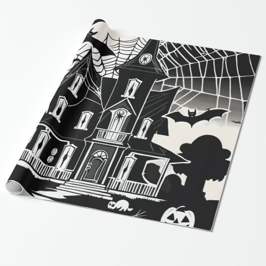 Halloween Wrapping Paper Geschenkpapier (Ungerollt)