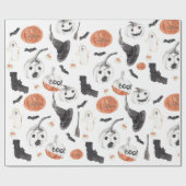 Halloween Wrapping Paper Geschenkpapier (Flach)