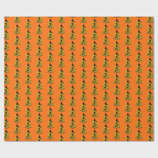 Halloween Wrapping Paper Geschenkpapier (Flach)
