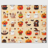 Halloween Wrapping Paper Geschenkpapier (Flach)