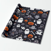 Halloween Wrapping Paper Geschenkpapier (Ungerollt)
