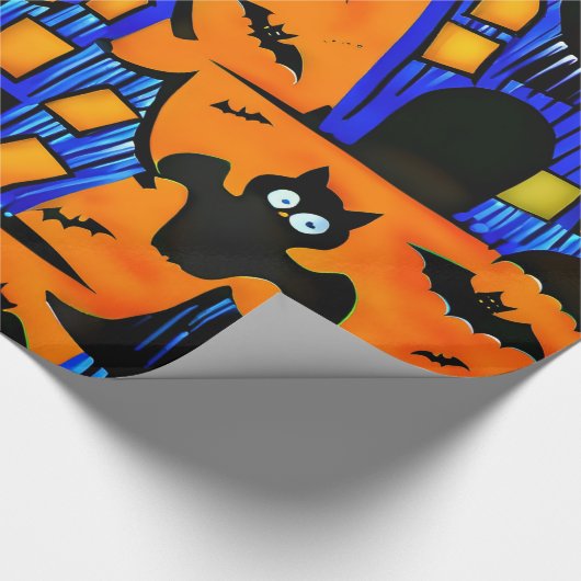 Halloween Wrapping Paper Geschenkpapier (Ecke)