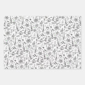 Halloween Wrapping Paper Geschenkpapier Set (Vorderseite)