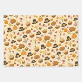 Halloween Wrapping Paper Geschenkpapier Set (Vorderseite 2)