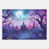 Halloween Wrapping Paper Geschenkpapier Set (Vorderseite 3)