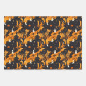 Halloween Wrapping Paper Geschenkpapier Set (Vorderseite 3)