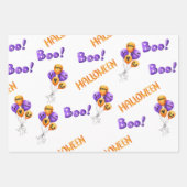 Halloween Wrapping Paper , Geschenkverpackung Geschenkpapier Set (Vorderseite)