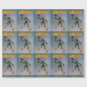 Halloween Wrapping Paper, Goblin Geschenkpapier (Flach)