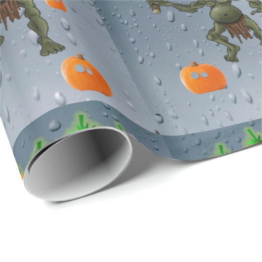 Halloween Wrapping Paper, Goblin Geschenkpapier (Rolleneckpunkt)