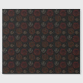 Halloween Wrapping Paper Nr. 4 mit magischen Siege Geschenkpapier (Flach)