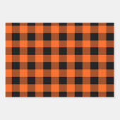 Halloween wrapping paper| Orange Geschenkpapier Set (Vorderseite 3)