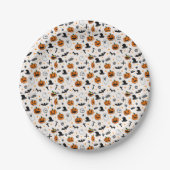 Halloween Wrapping Paper Pappteller (Vorderseite)