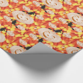 Halloween Wrapping Paper, Pumpkin Geschenkpapier (Ecke)