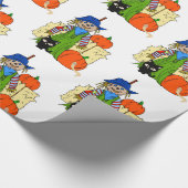 Halloween Wrapping Paper, Scarecrow Geschenkpapier (Ecke)