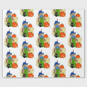 Halloween Wrapping Paper, Scarecrow Geschenkpapier (Flach)