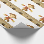 Halloween Wrapping Paper, Scarecrow Geschenkpapier (Ecke)