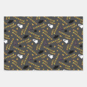 Halloween Wrapping Paper Set Geschenkpapier Set (Vorderseite 2)