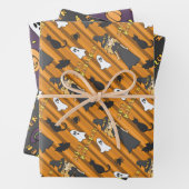 Halloween Wrapping Paper Set Geschenkpapier Set (Beispiel)