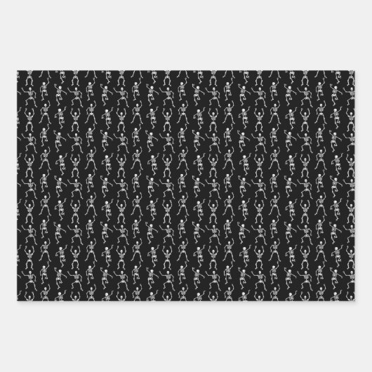 Halloween Wrapping Paper Sheets Geschenkpapier Set (Vorderseite 3)