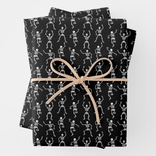 Halloween Wrapping Paper Sheets Geschenkpapier Set (Beispiel)