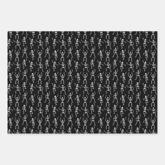 Halloween Wrapping Paper Sheets Geschenkpapier Set (Vorderseite)