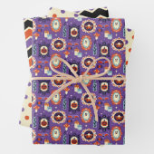 Halloween Wrapping Paper Sheets Geschenkpapier Set (Beispiel)