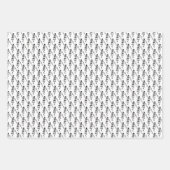 Halloween Wrapping Paper Sheets Geschenkpapier Set (Vorderseite 3)