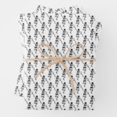 Halloween Wrapping Paper Sheets Geschenkpapier Set (Beispiel)