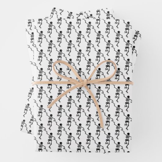 Halloween Wrapping Paper Sheets Geschenkpapier Set (Beispiel)