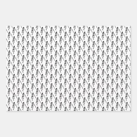 Halloween Wrapping Paper Sheets Geschenkpapier Set (Vorderseite)