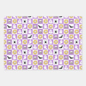 Halloween Wrapping Paper Sheets Set 3 Geschenkpapier Set (Vorderseite 2)